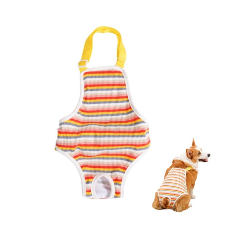 ZenPets Couches pour chien en coton rayé