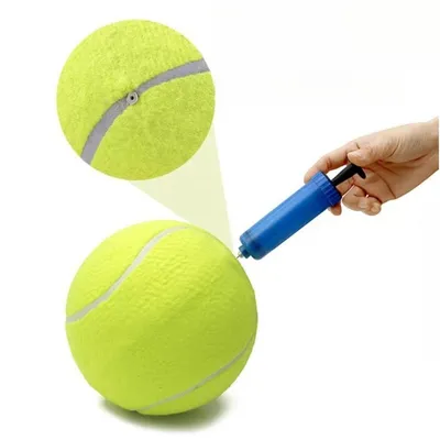 IntiMeg Balle de tennis gonflable pour chien