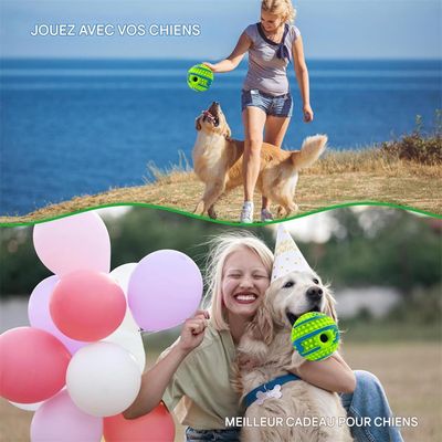 IntiMeg Pelota interactiva con sonido para perros