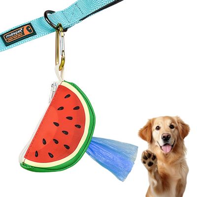 FurryFusion Distributeur de sacs à déjections canines imprimé fruits