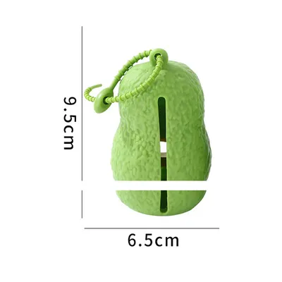 IntiMeg Distributeur de sacs à excréments pour chiens en forme d'avocat