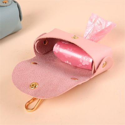 IntiMeg Distributeur de sacs à excréments pour animaux de compagnie en cuir