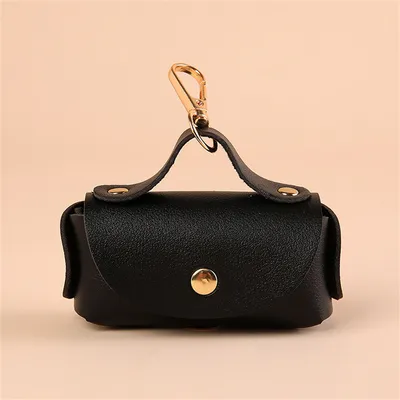 IntiMeg Distributeur de sacs à excréments pour animaux de compagnie en cuir