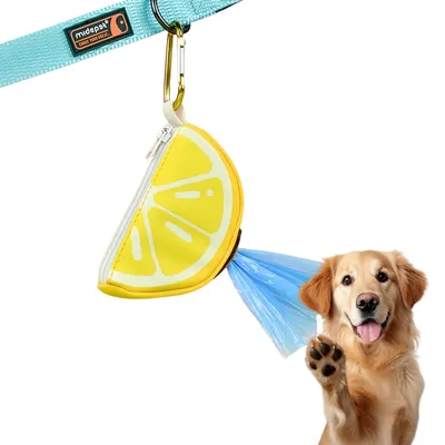 FurryFusion Distributeur de sacs à déjections canines imprimé fruits