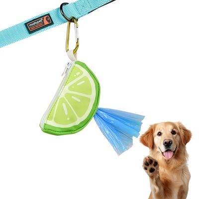 FurryFusion Distributeur de sacs à déjections canines imprimé fruits