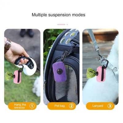 UAMLY Dispensador de bolsas para excrementos de perro