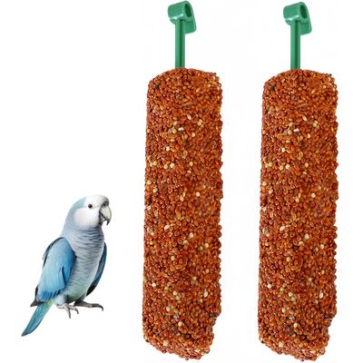 ZooVenture Traité En Bâtonnets Pour Perruches Ondulées 2 Pièces Brun Millet