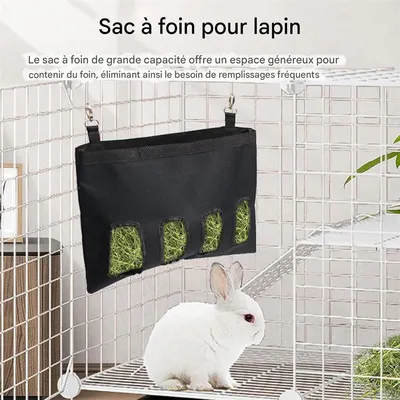 ZenPets Sac à foin pour lapin et cochon d'Inde
