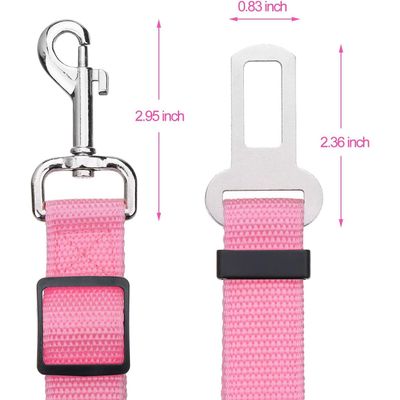 UAMLY Ceinture de sécurité réglable pour chien et chat