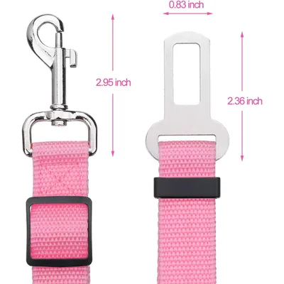 UAMLY Ceinture de sécurité réglable pour chien et chat