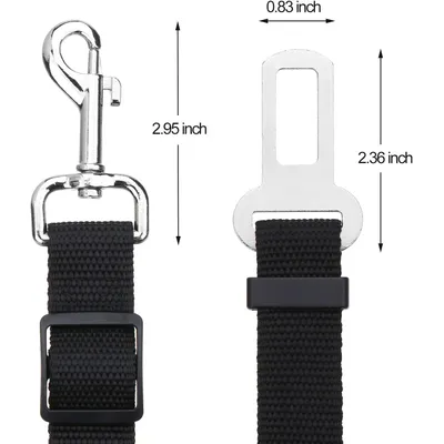 UAMLY Cinturón de seguridad ajustable para perros y gatos
