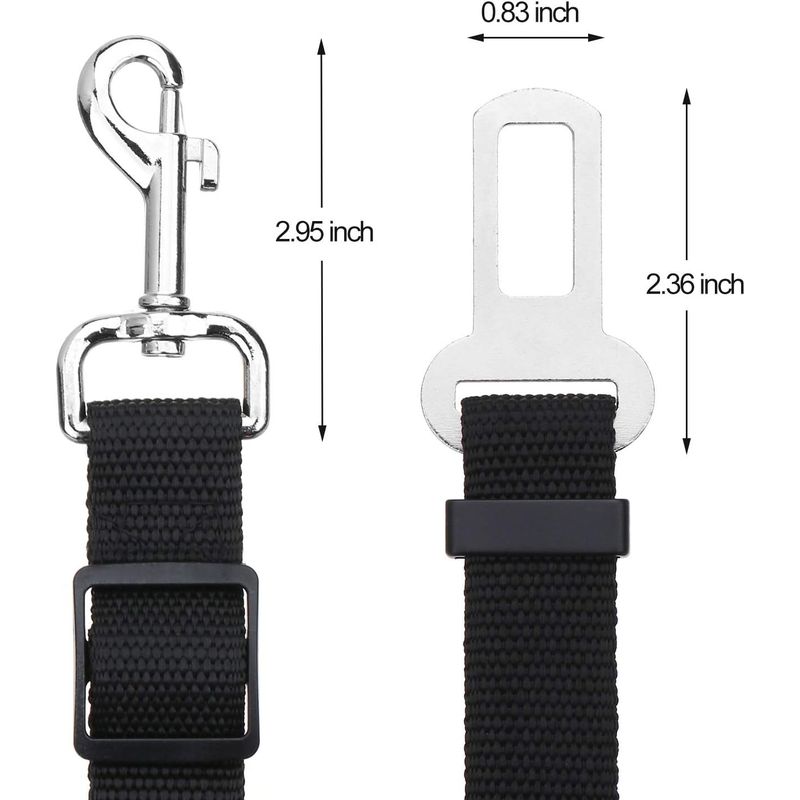 UAMLY Ceinture de sécurité réglable pour chien et chat