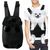 ZenPets Compact Noir Sac À Dos De Transport Pour Chats Et Chiens
