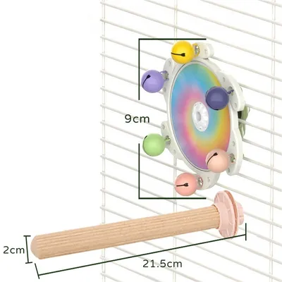 IntiMeg Jouet d'intelligence pour perroquet le tourniquet amusant