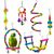 IntiMeg Ensemble de 6 jouets colorés pour oiseaux