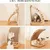 UAMLY Griffoir vertical incurvé pour chat
