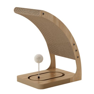 UAMLY Griffoir vertical incurvé pour chat