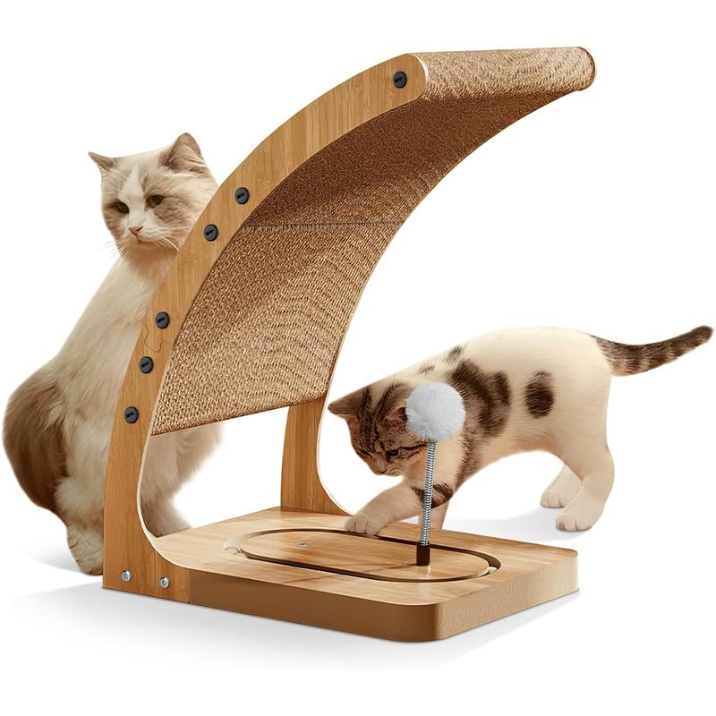 UAMLY Griffoir vertical incurvé pour chat