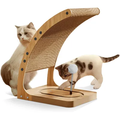 UAMLY Griffoir vertical incurvé pour chat