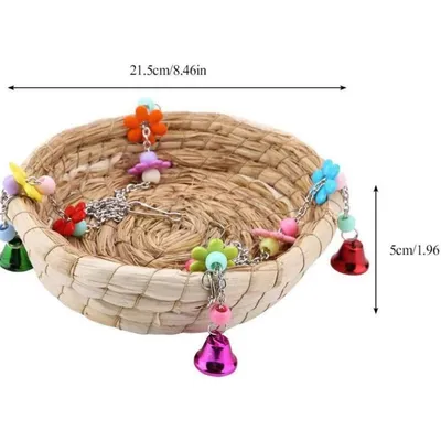 Pet Planet Jouet Balançoire de Nid Pour Perroquet