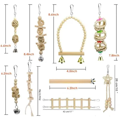 UAMLY Jouets à mâcher pour perroquets
