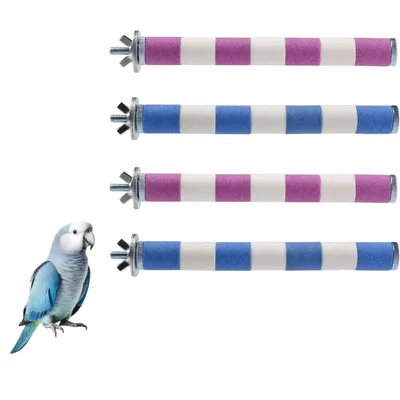 ZooVenture Lot De 4 Barres En Bois Naturel Accessoire De Cage Pour Oiseaux ZooVenture Lot De 4 Barres En Bois Naturel Accessoire De Cage Pour Oiseaux