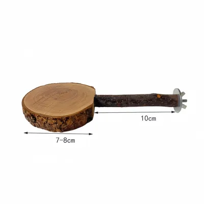 FurryFusion Support en bois pour perchoir à oiseaux FurryFusion Support en bois pour perchoir à oiseaux