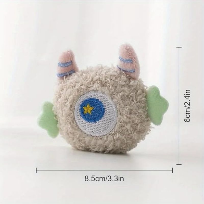 Pet Planet Jouet en Peluche Interactif Respirant à Mâcher Chats et Chiens