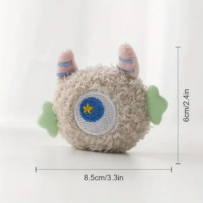 Pet Planet Jouet en Peluche Interactif Respirant à Mâcher Chats et Chiens