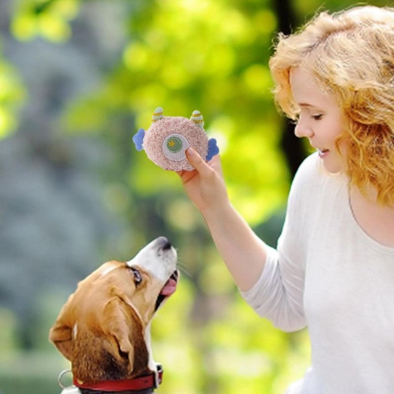 Pet Planet Jouet en Peluche Interactif Respirant à Mâcher Chats et Chiens