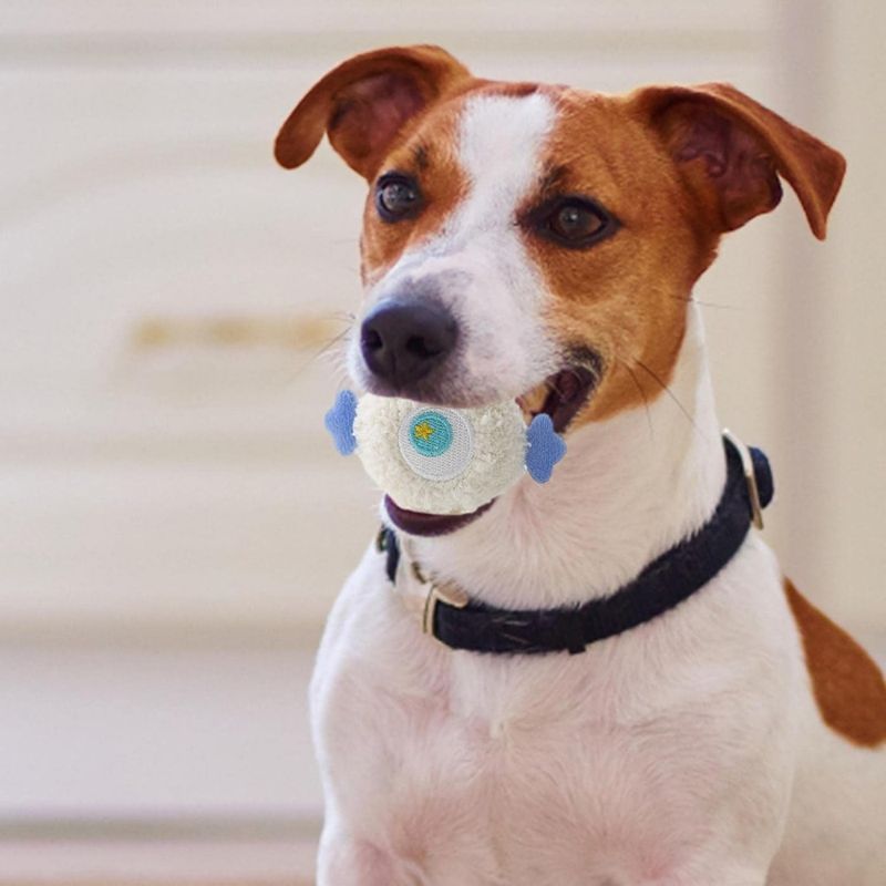 Pet Planet Jouet en Peluche Interactif Respirant à Mâcher Chats et Chiens