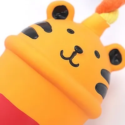 FurryFusion Jouet pour chien en forme de tasse de thé au lait