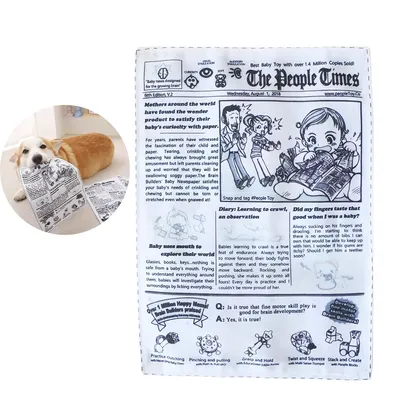 IntiMeg Jouet sonore pour chien en forme de journal IntiMeg Jouet sonore pour chien en forme de journal