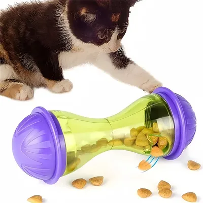IntiMeg Jouet distributeur de nourriture pour chien et chat
