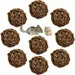 ZooVenture Lot De 9 Balles En Osier Naturel Jouet Pour Petits Animaux
