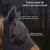 ZooVenture Masque Anti-Mouches Noir Extensible Pour Cheval