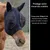 ZooVenture Masque Anti-Mouches Noir Extensible Pour Cheval ZooVenture Masque Anti-Mouches Noir Extensible Pour Cheval
