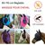 ZooVenture Masque Anti-Mouches Noir Extensible Pour Cheval