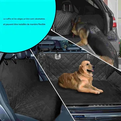FurryFusion Tapis de coffre de voiture pour animaux de compagnie