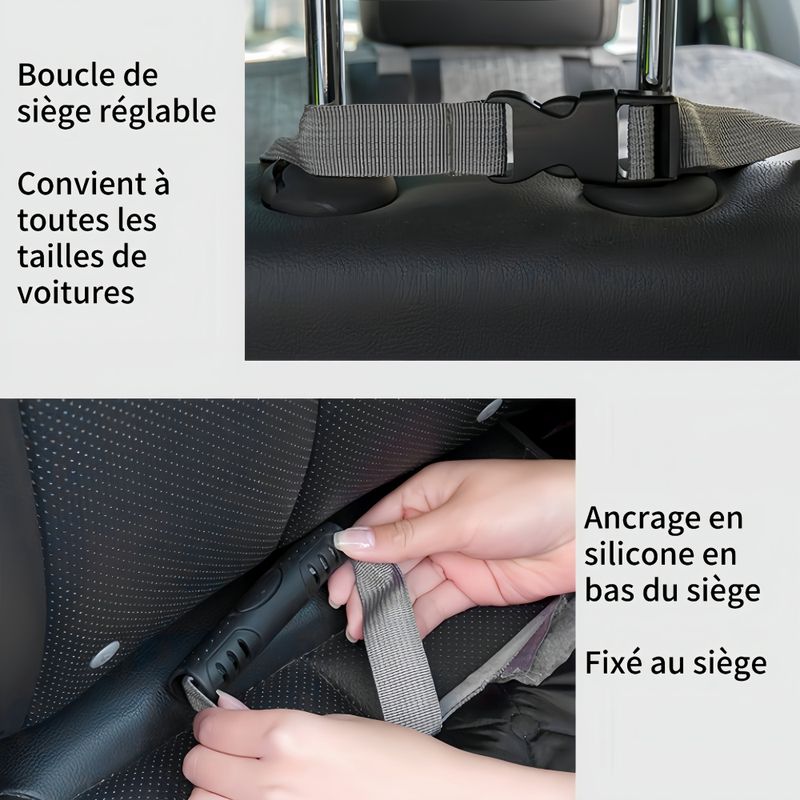 FurryFusion Tapis de voiture pour chien
