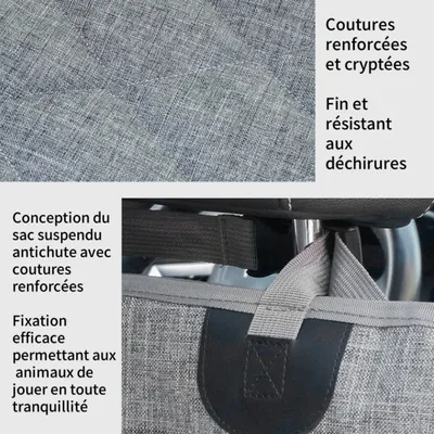 FurryFusion Tapis de voiture pour chien