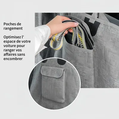 FurryFusion Tapis de voiture pour chien