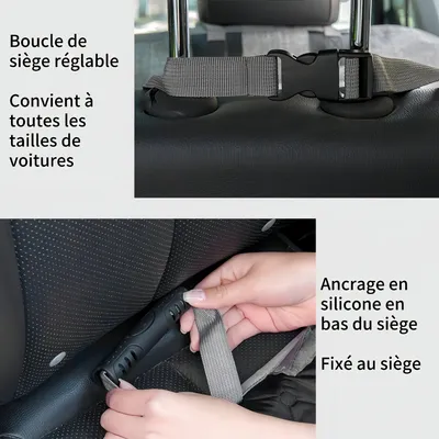 FurryFusion Tapis de voiture pour chien