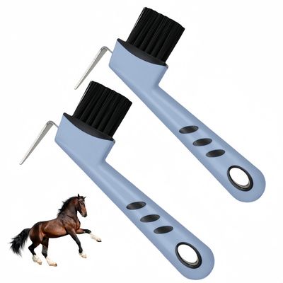 ZooVenture Cure - Pied 2 Pcs Solide Avec Poignée Ergonomique Pour Chevaux