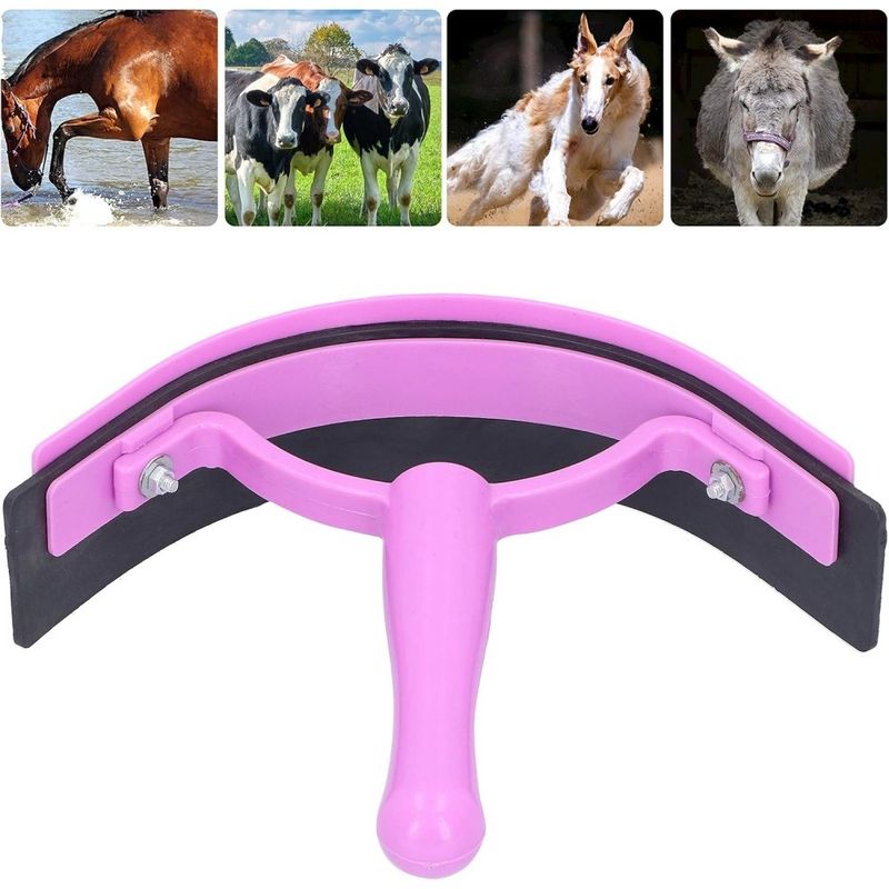 ZooVenture Grattoir À Sueur De Cheval Antidérapant Pour Grands Animaux