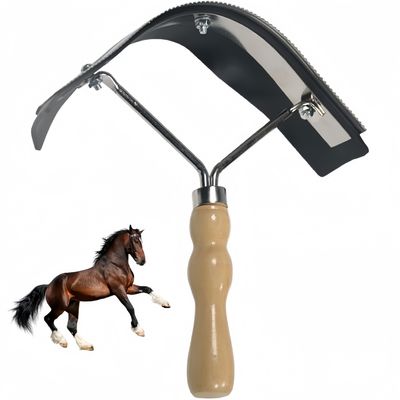 ZooVenture Grattoir À Sueur De Cheval Antidérapant Pour Grands Animaux