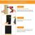 ZooVenture Lot 2 Tapis Griffoirs Pour Cheval Bovin Chèvre Mouton