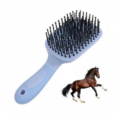 ZooVenture Brosse Pour Queue Et Crinière De Cheval Extra Large Pour Chevaux ZooVenture Brosse Pour Queue Et Crinière De Cheval Extra Large Pour Chevaux