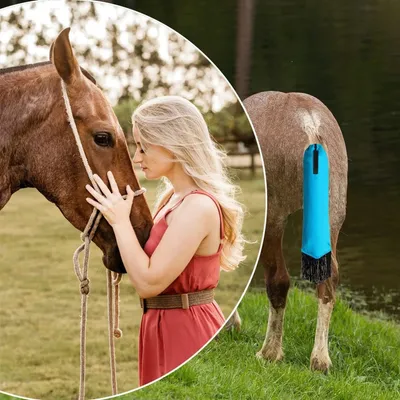 ZooVenture Sac De Queue De Cheval Manchon Tressé Imperméable Pour Cheval