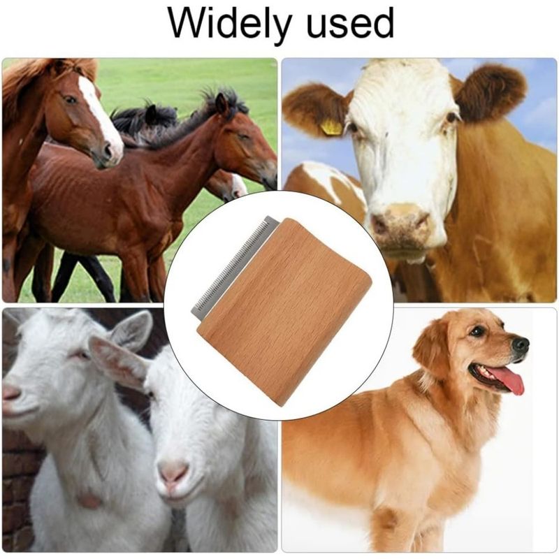 ZooVenture Brosse De Toilettage Et De Massage Pour Chevaux Chats Chiens